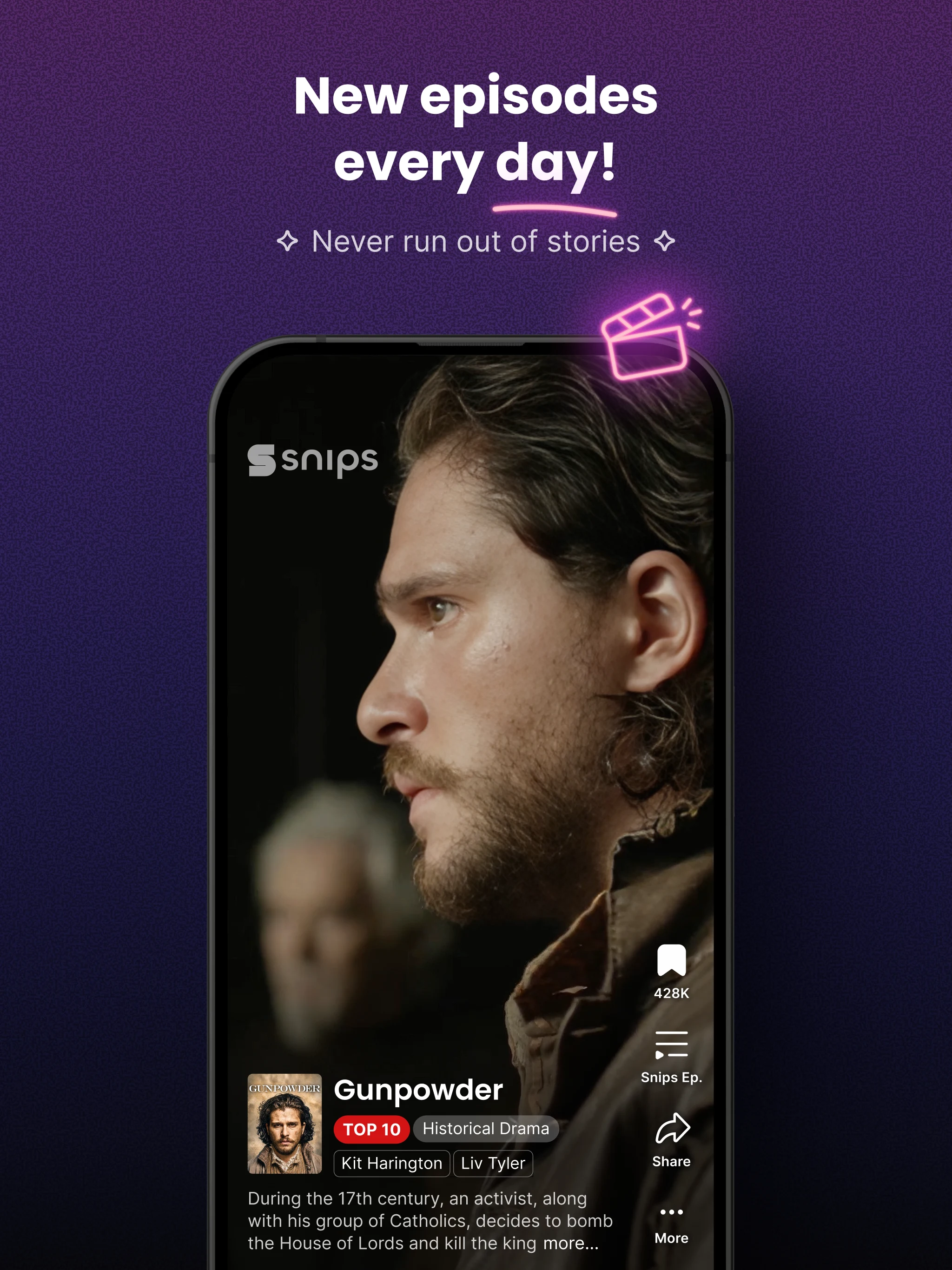 Snips - Short TV & Movies screenshot